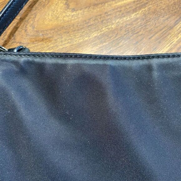 Kate Spade Crossbody Shoulder Bag Black Nylon Leather Trim Messenger - Picture 7 of 10